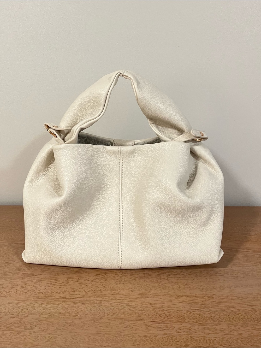 Cream Top-Handle Women’s Bag